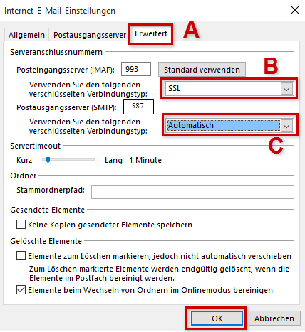 Outlook Step 7